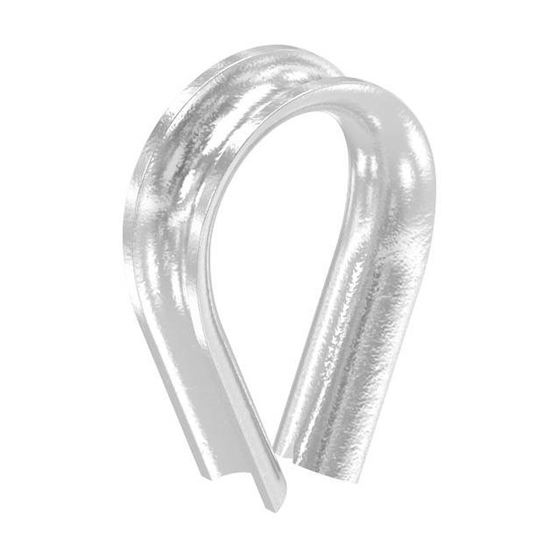 Cosse coeur pour câble 4mm, V4A
