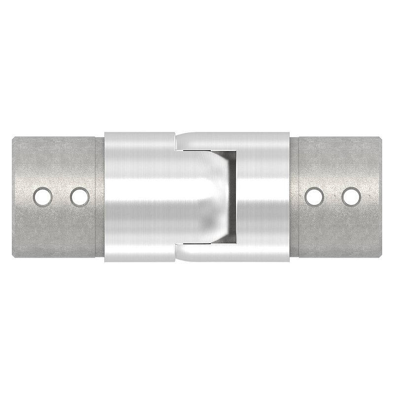 Flexible connector for grooved tube 42.4 mm, AISI304