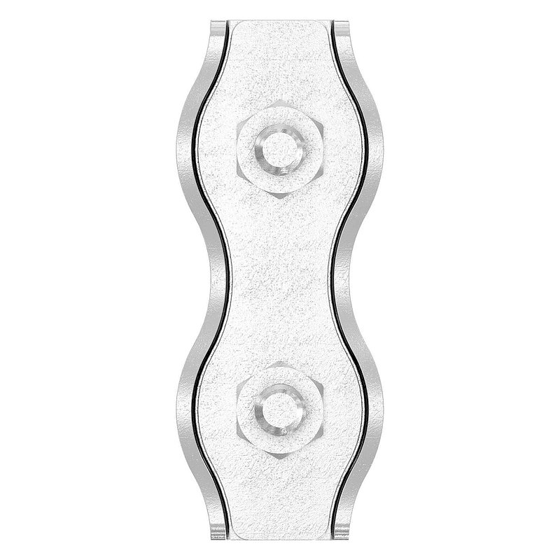 Duplexklemmen für Seil 6mm, V4A