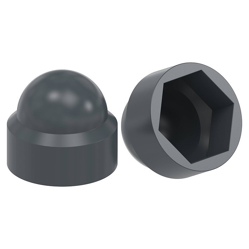 Sechskant-Schutzkappe für M8, RAL 7016