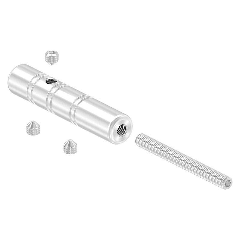 Embout fileté à monter soi-même pour câble 6mm, V2A