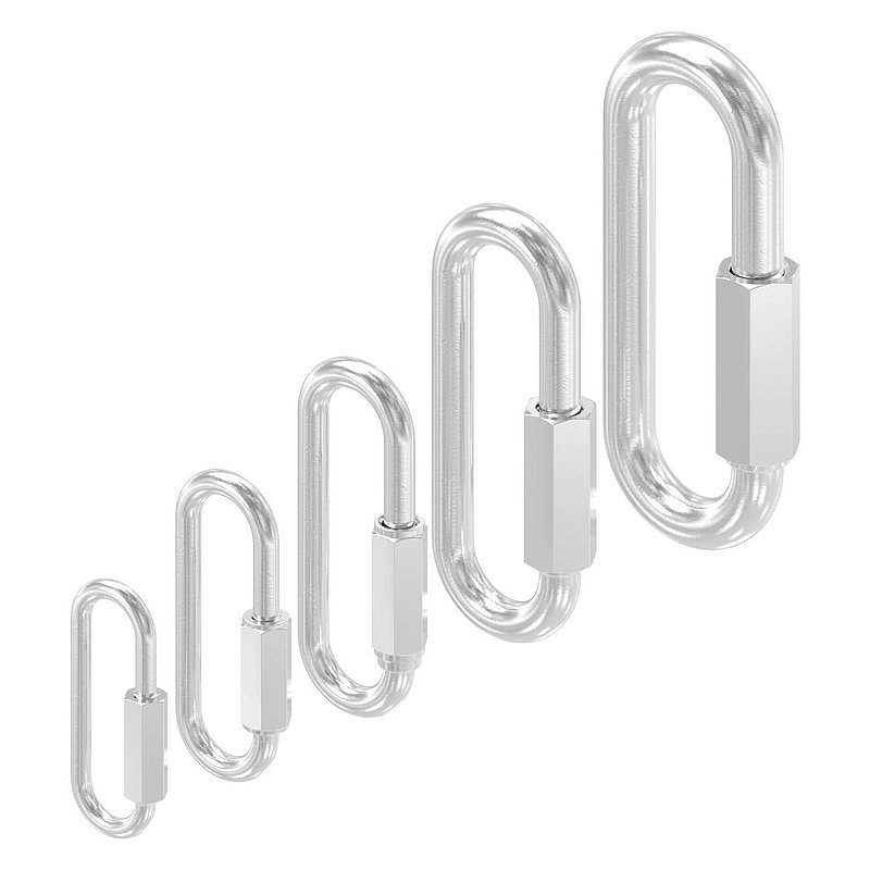 Schraubverbinder lang, 6mm, V4A