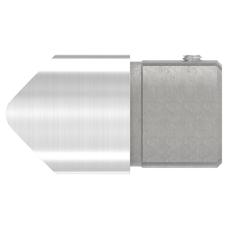 Anschlussstück 90°, Anschluss oben: 48,3mm, V2A