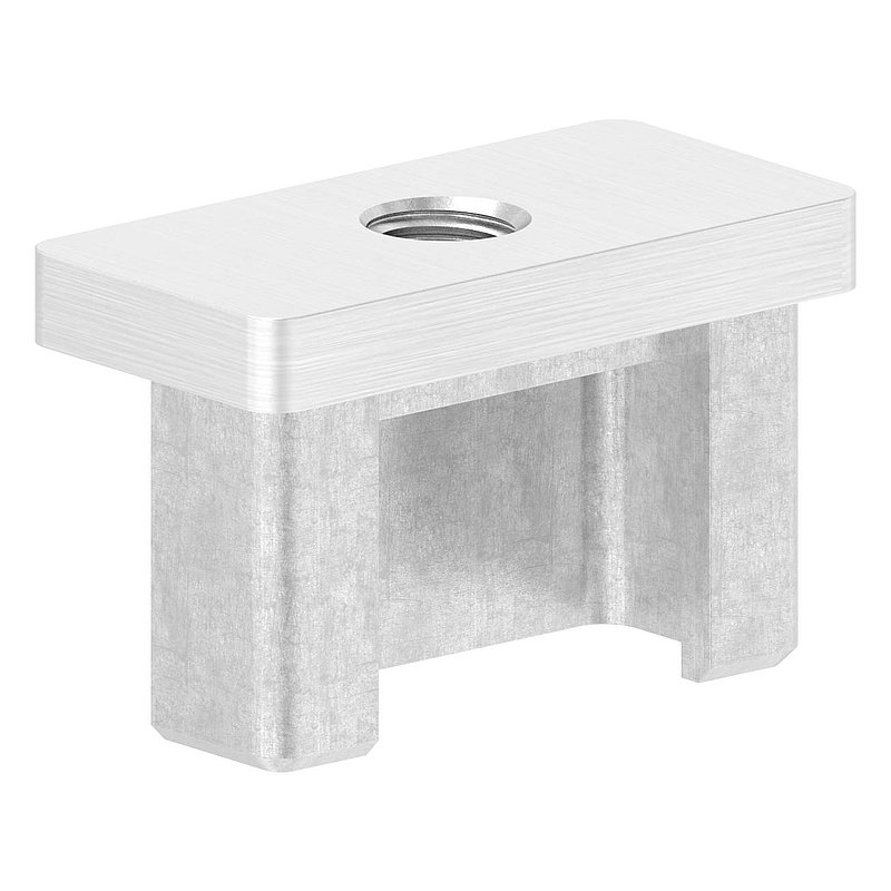 Einsteckkappe, für Rohr 40x20x2,0mm, V4A