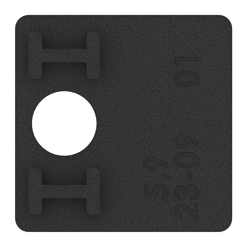 1 pair rubber for mod. 36, for TSG-glass 6mm