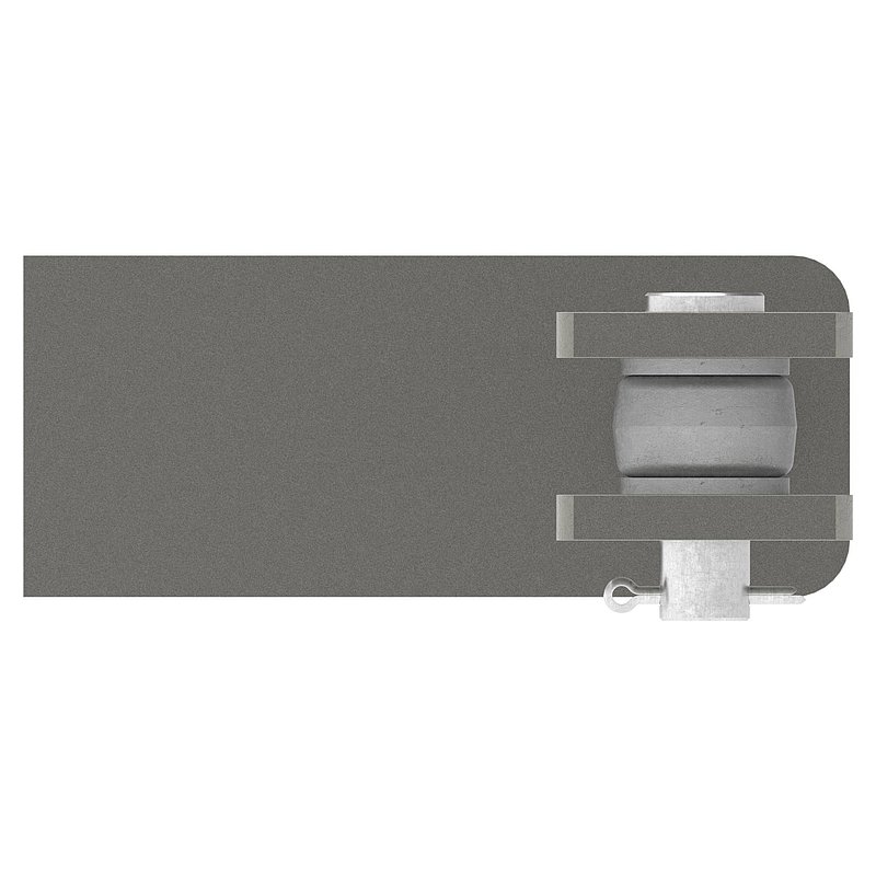 Torband M16, feuerverzinkt, mit Edelstahlbolzen