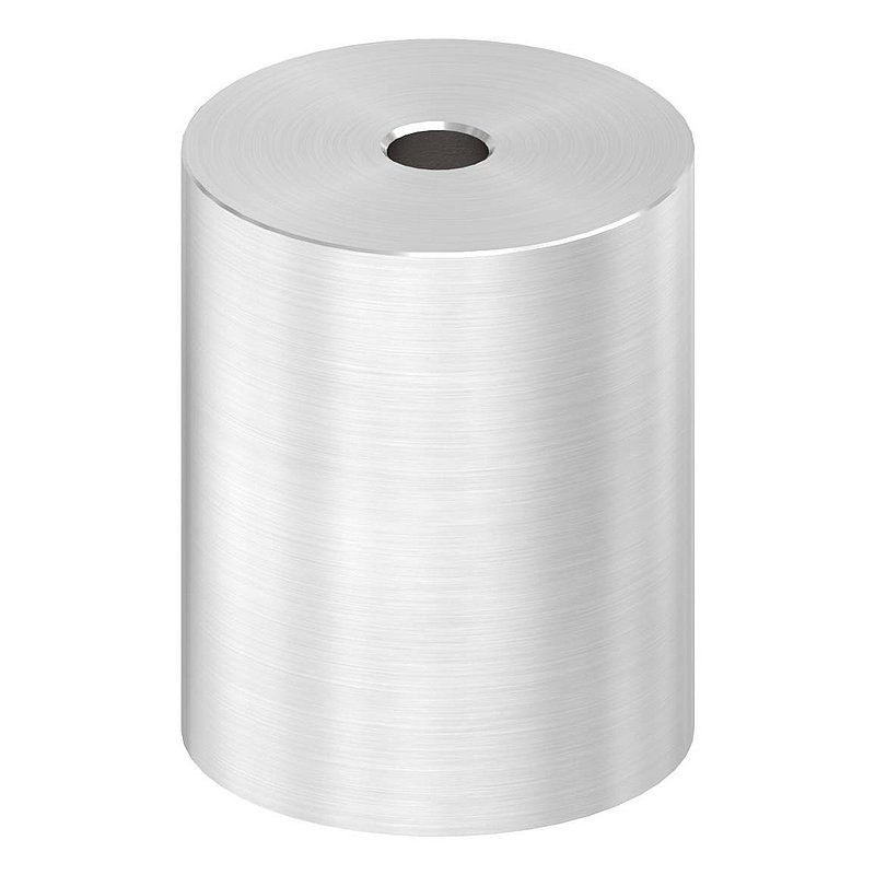 Entretoise Ø 40mm, avec trou de passage, ép.: 50mm, V2A