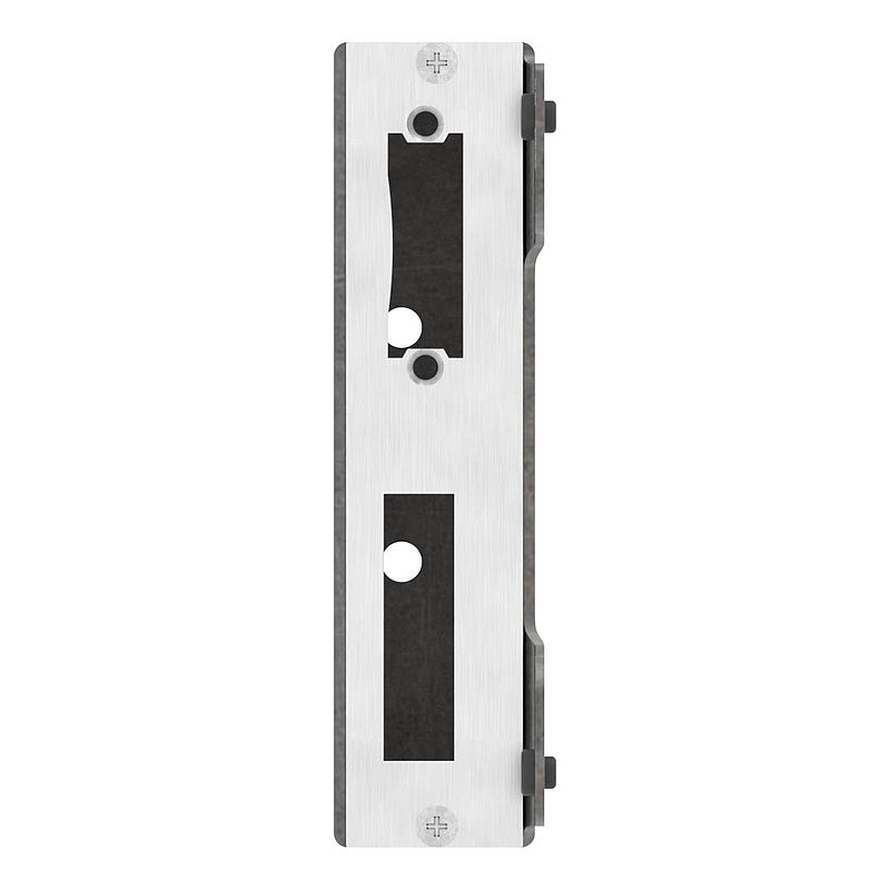 Gâche de serrure rectangulaire, avec entraxe 72mm, à souder, 40mm, acier