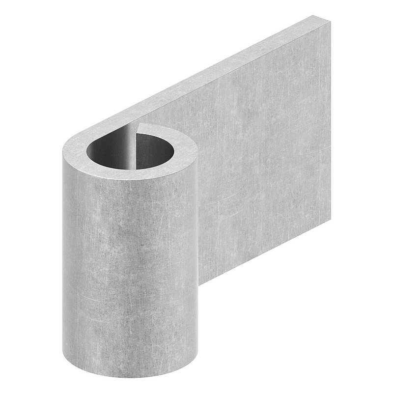 Anschweißband für Ø 16mm, L: 75mm