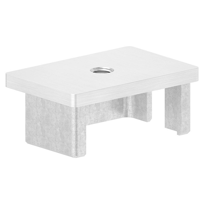 Einsteckkappe, für Rohr 60x40x2,0mm, V4A
