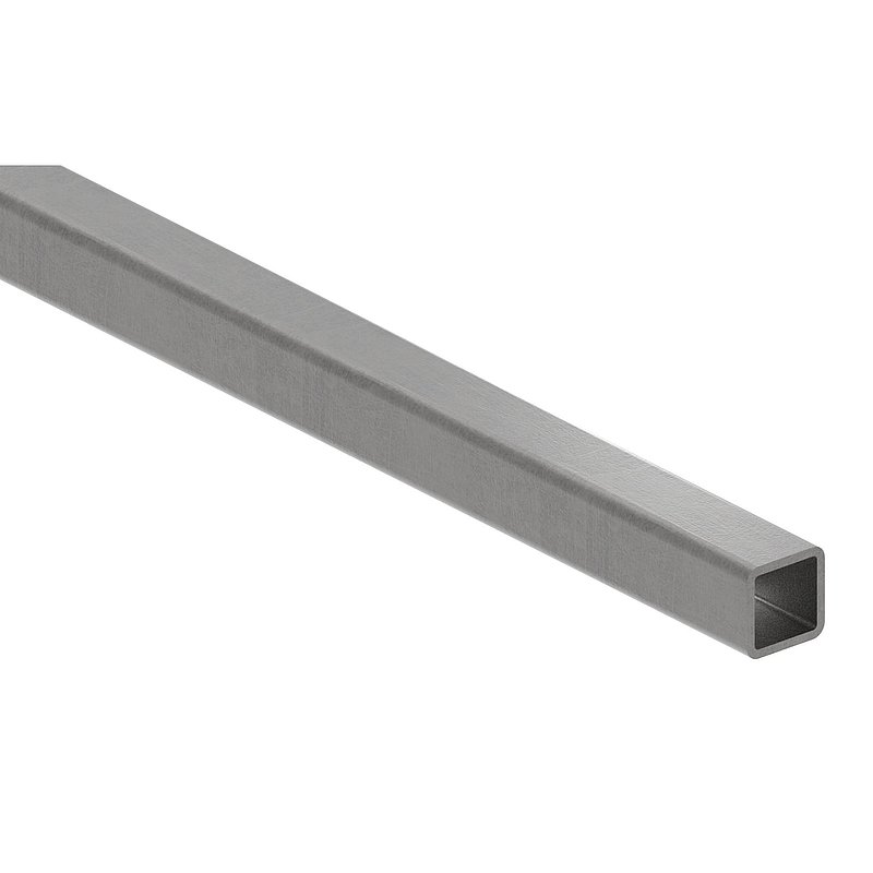 Quadratrohr S235JR, 20x20x2mm, L: 6000mm