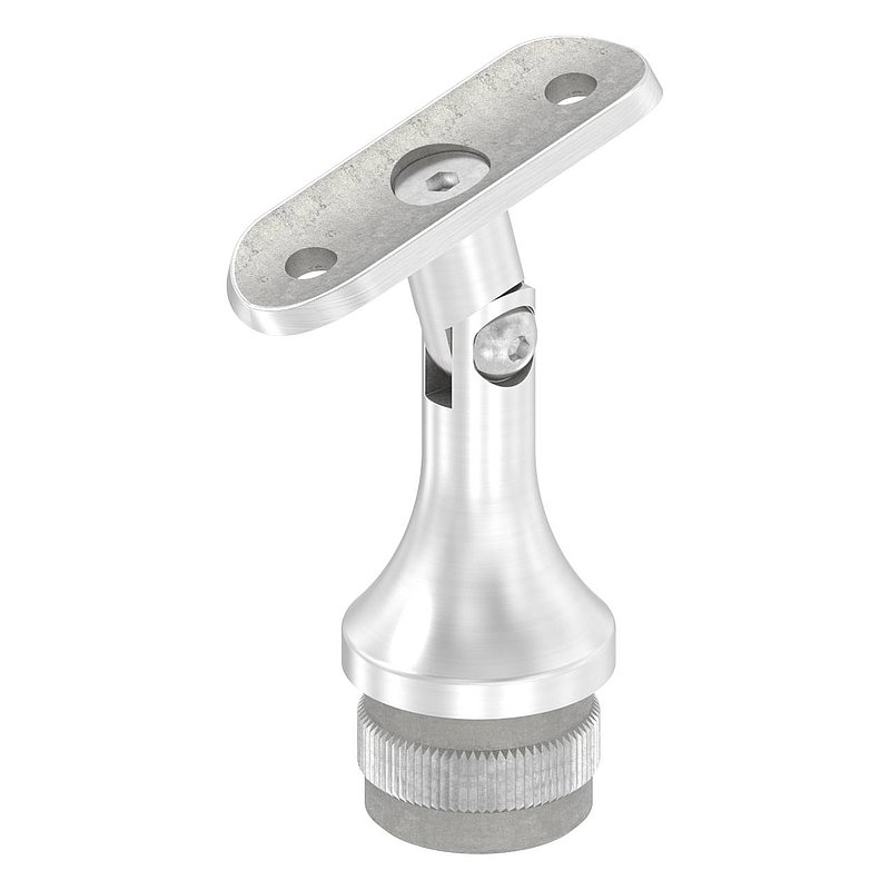 Bouchon pour extrémité de tube + articulation + plaque de racc., pour tube 33,7x2,0mm, V2A