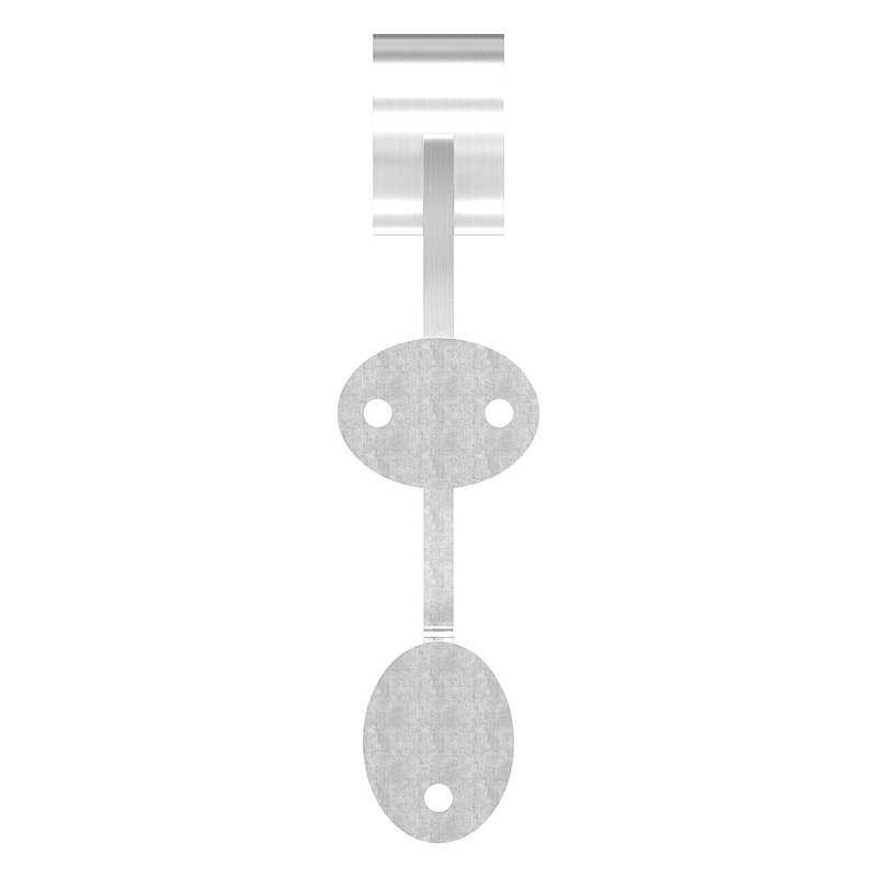 Support pour repose-pieds ou main courante, pour tube Ø 33,7mm, V2A