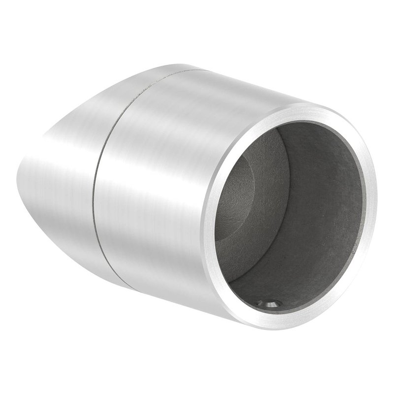 Befestigung für Rohr 33,7mm an 42,4mm, V2A