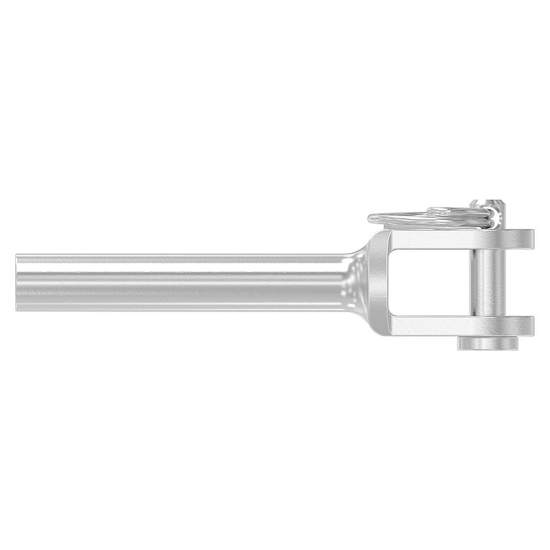 Fork terminal with internal thread M4 right, AISI316