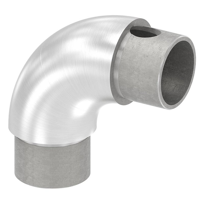 Rohrbogen 90°, verstellbar, für Rohr 42,4x3,0mm, V2A