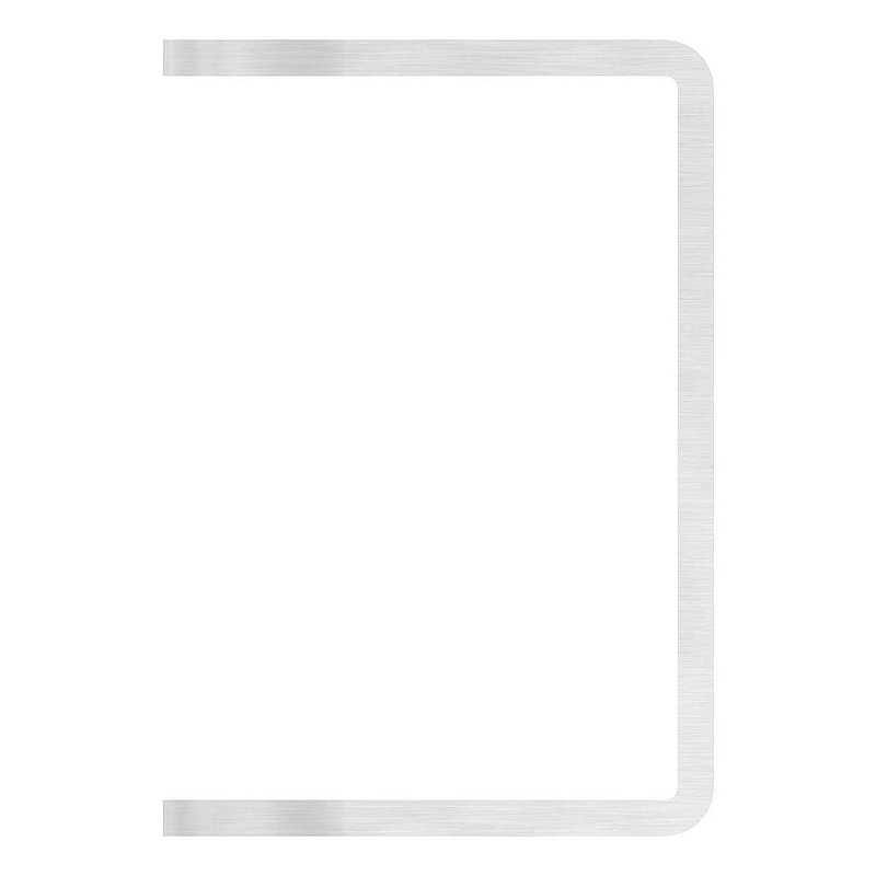 Wandbefestigung für Geländerpfosten 42,4mm, V2A