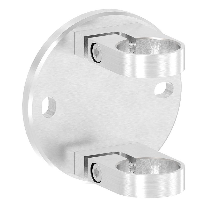 Wandbefestigung für Geländerpfosten 42,4mm, V2A