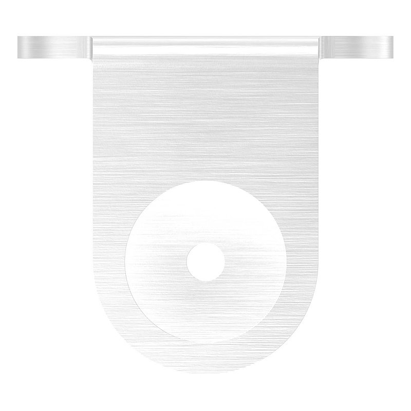 Wandbefestigung für Geländerpfosten 42,4mm, V2A