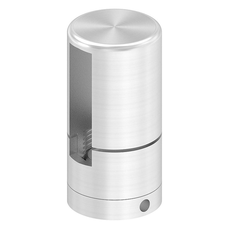 Brenk base holder for flat bars 40x10mm, AISI304
