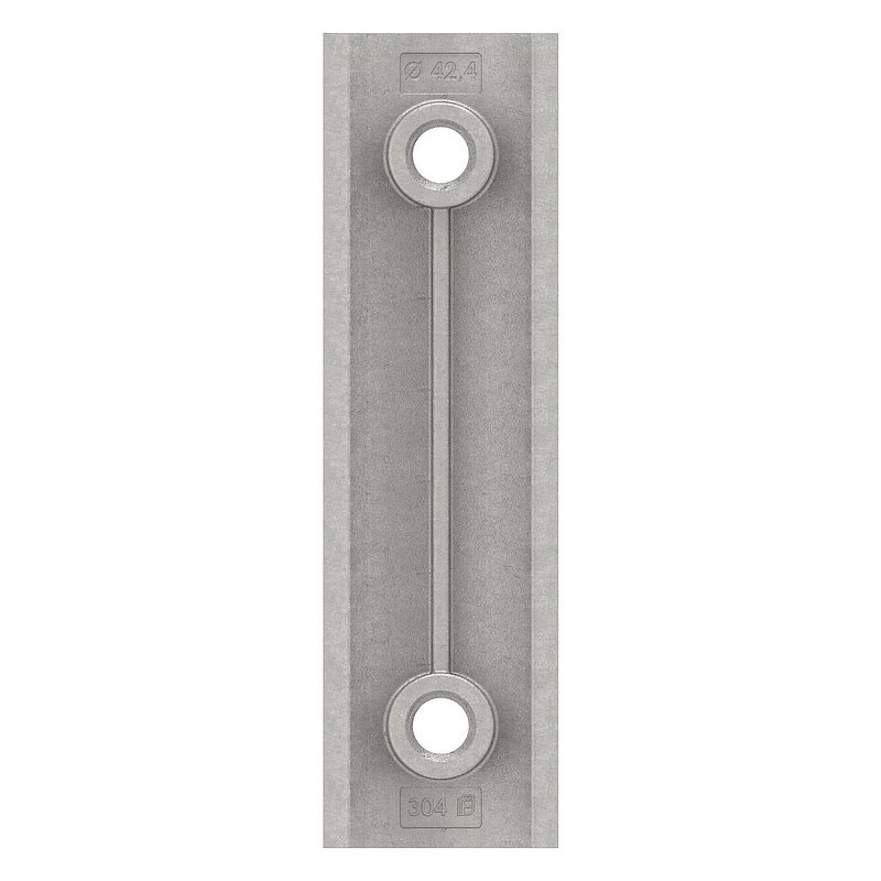 Reinforcement plate for wall mounting 50132-240, AISI304
