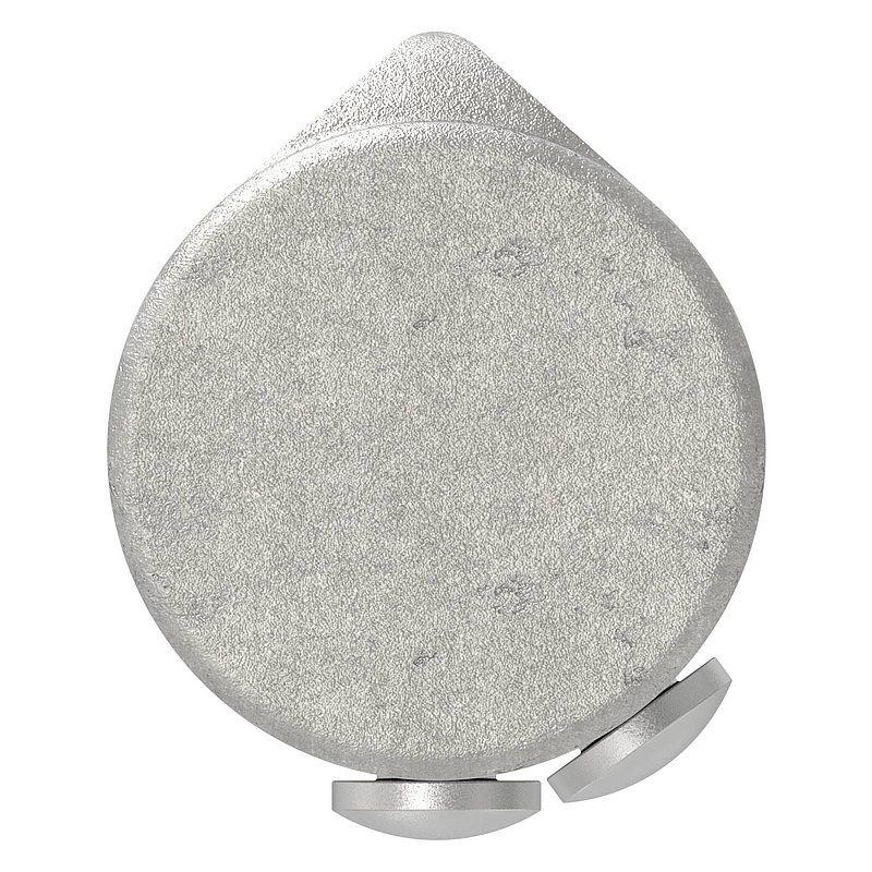 Gond à souder, acier inoxydable V2A