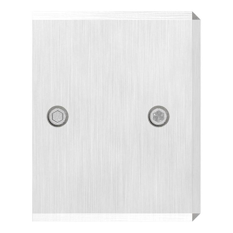 Wandbefestigung für Quadratnutrohr 40x40mm, links, V4A