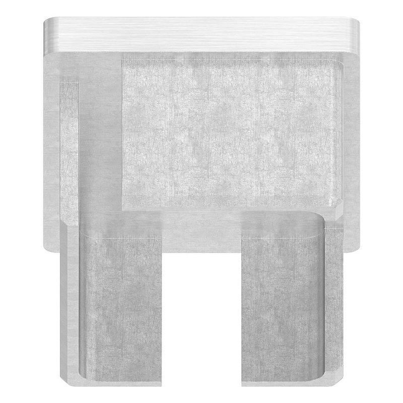 Einsteckkappe, für Rohr 60x40x2,0mm, V4A