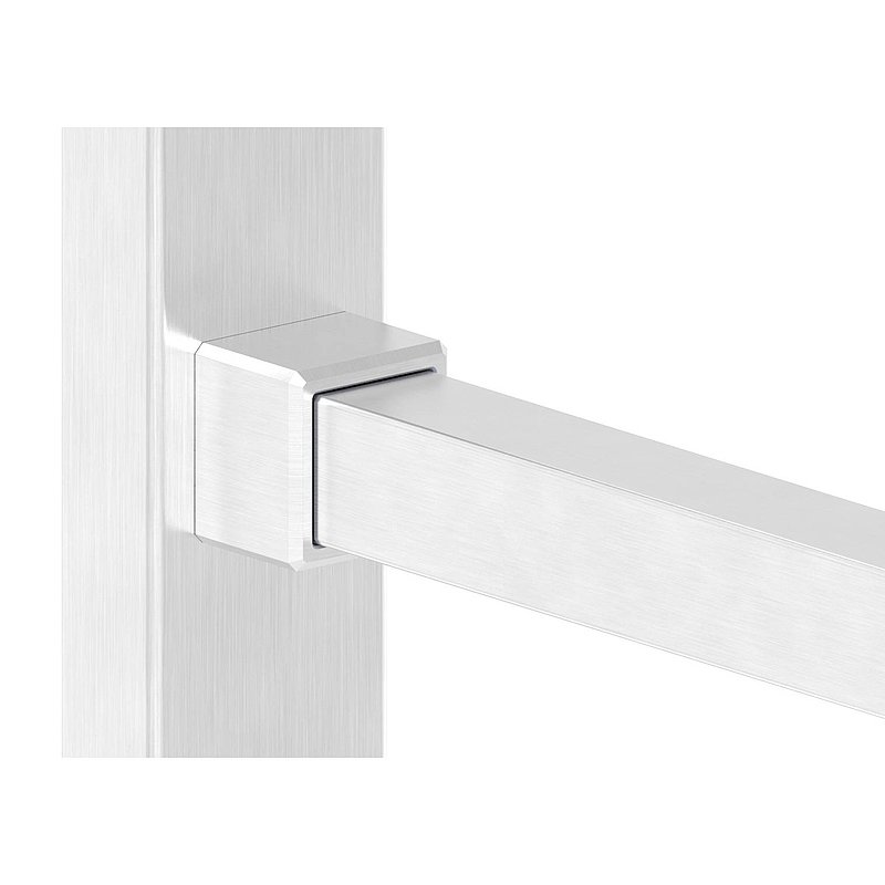 Wandbefestigung für Quadratrohr 30x30mm, V2A