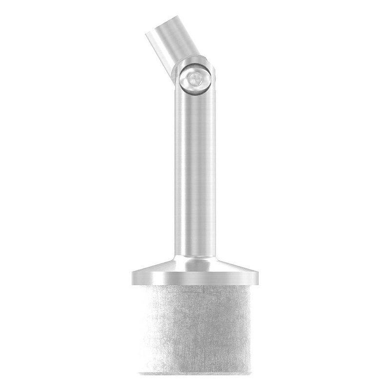 Rohrabschlussstopfen mit Gelenkstift für Rohr 42,4x2,0mm, V2A