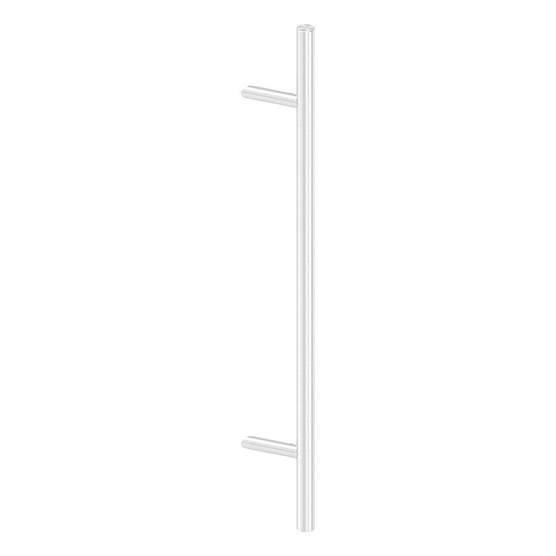 Stoßgriff inkl. Halter mit 45° Schräge 45° mit L: 1000mm, V2A