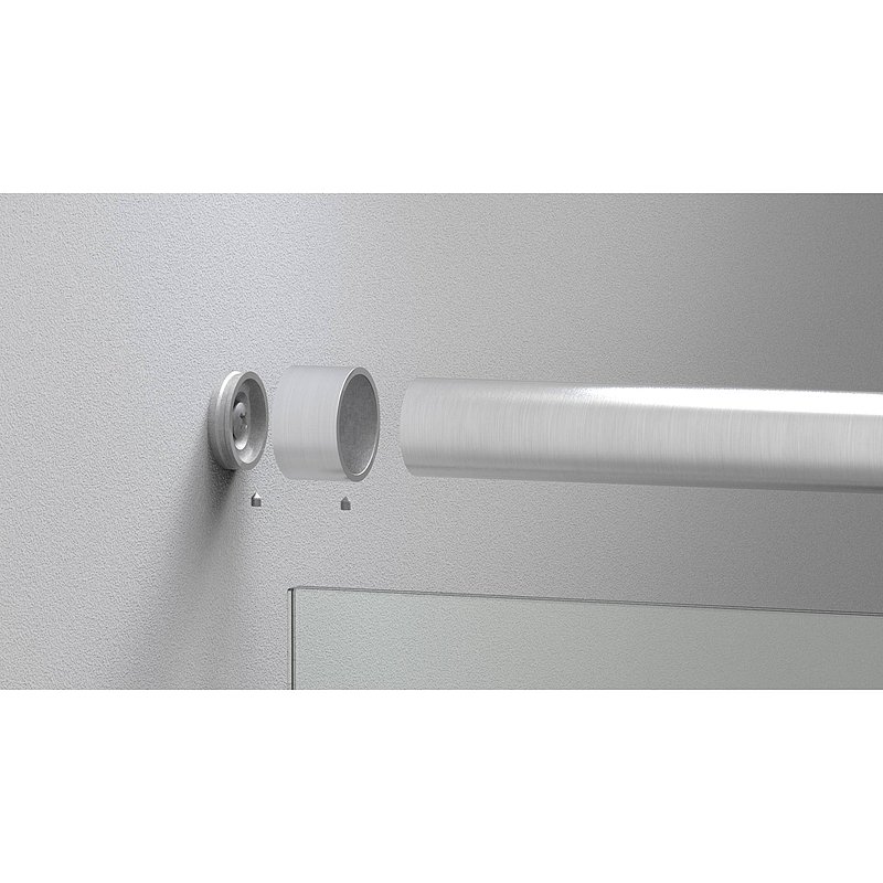 Wall mounting for tube 42.4 mm, AISI304