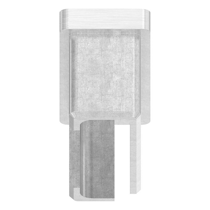Einsteckkappe, für Rohr 50x20x2,0mm, V2A