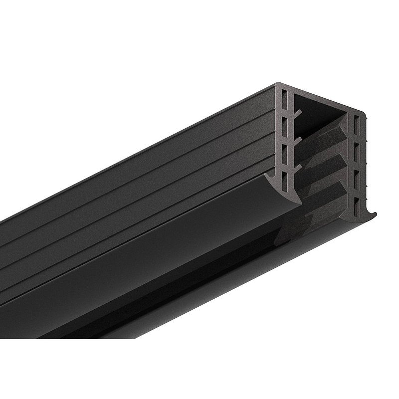 Wedge seal for glass 16.76 - 17.52mm, for groove 34x34mm, 6m