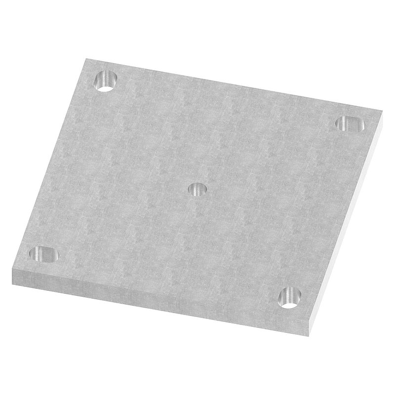 Plaque d'ancrage 200x200x15mm