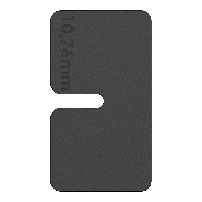 Rubber for Mod. 11, laminated safety glass 10.76mm
