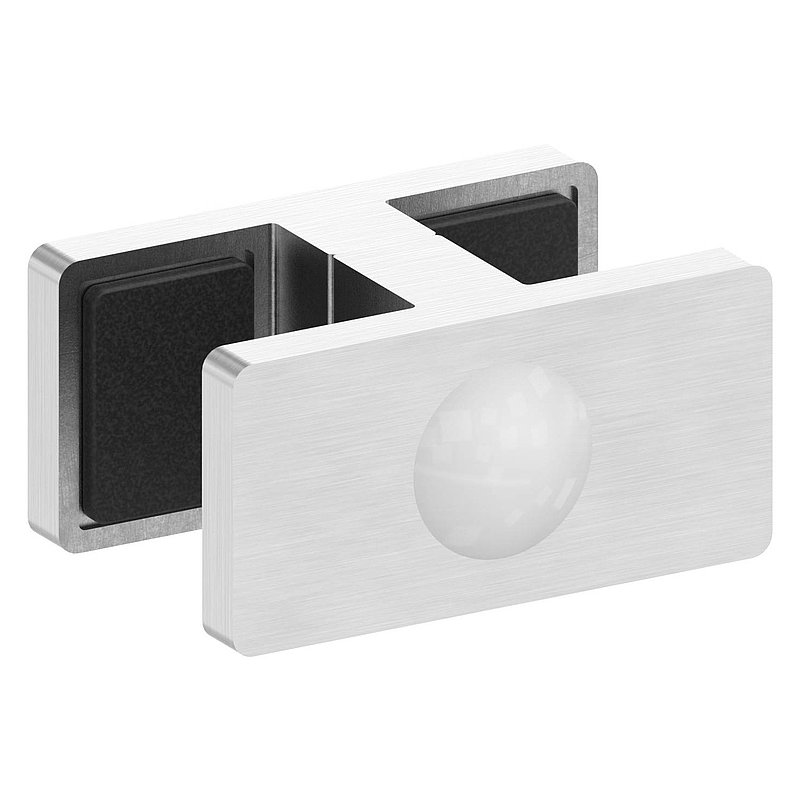Glasausrichter für Ganzglasgeländer, für Glas 16,76 - 17,52mm
