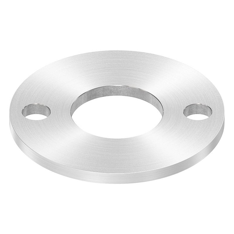 Ankerplatte Ø 100x6mm, mit Rundschliff, V2A