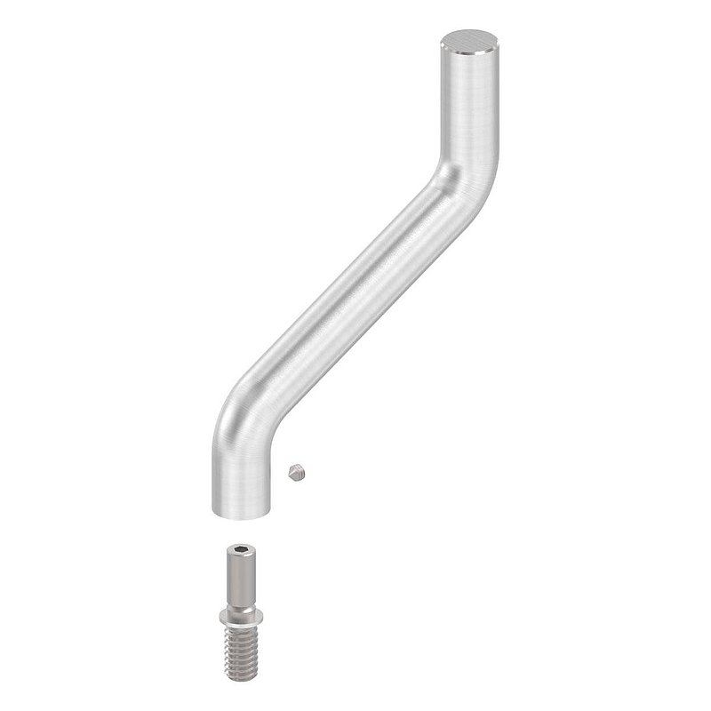 Bügel Ø 14mm, 2x 30° gebogen, V2A