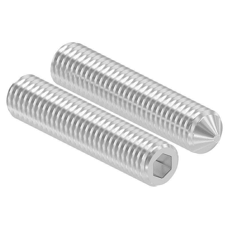 Gewindestift M8x40, V2A, DIN 914 / ISO 4027