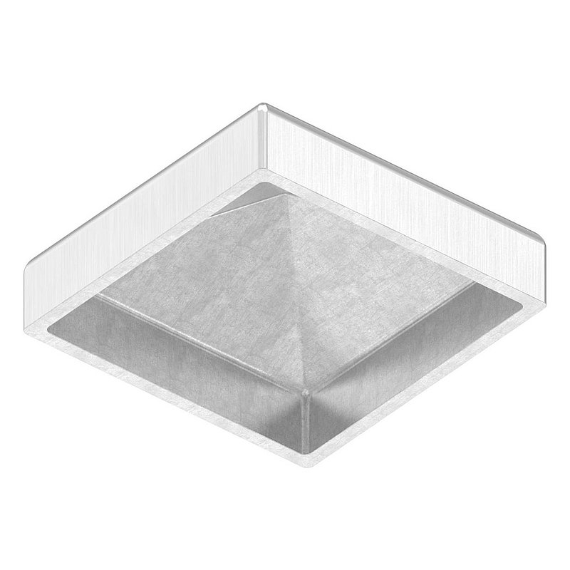 Pyramidenkappe, für Rohr 40x40mm, V2A