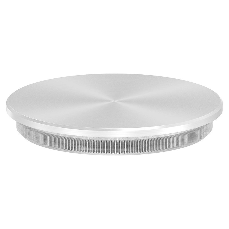 Rohrabschlussstopfen, für Rohr 48,3x2,5mm, V2A