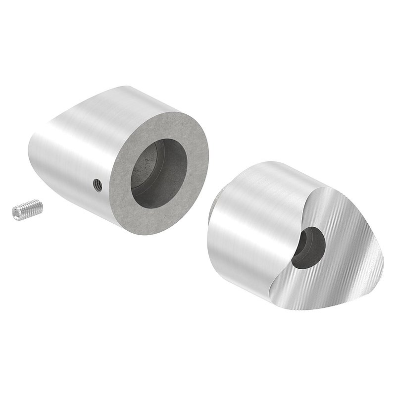 Rohrverbindungsstück von 42,4 / 42,4mm, V2A