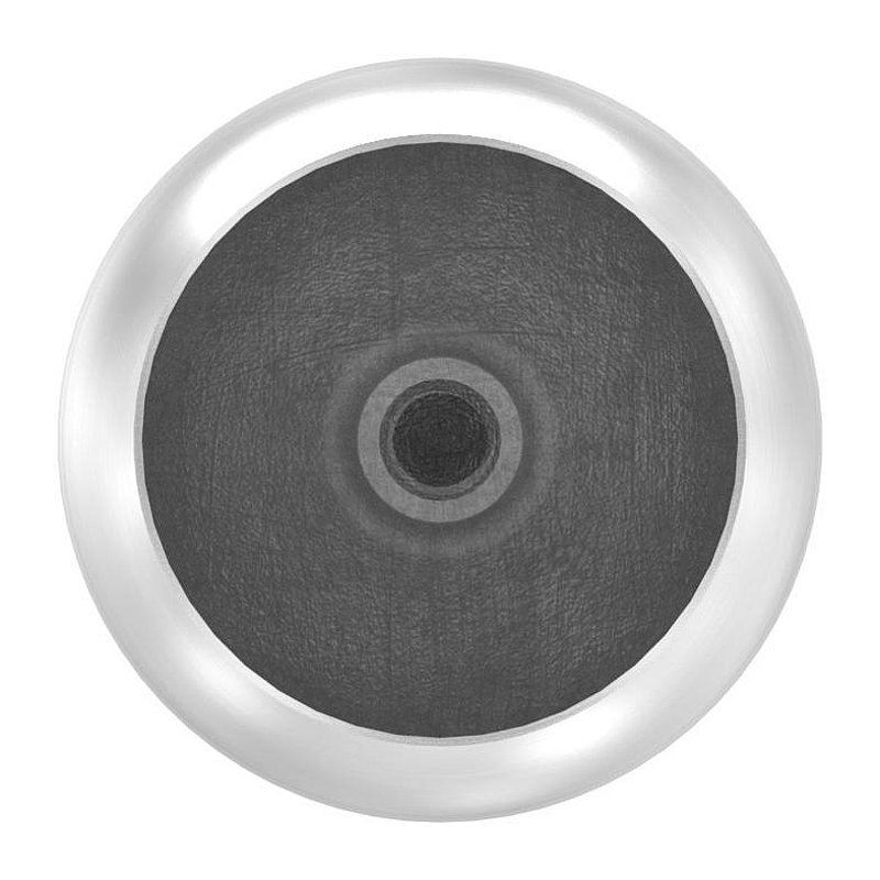 Pipe end ball hollow for 42.4 mm tube, with M8