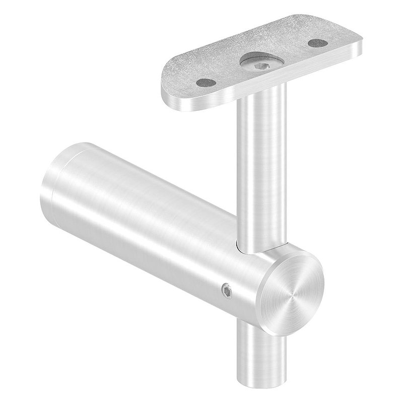 Handlaufhalter mit Handlaufanschlussplatte 42,4mm, V2A