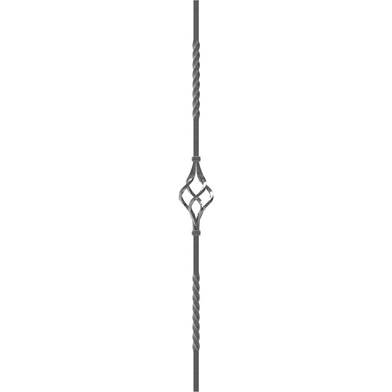 Zirbelstab 12x12mm, glatt, H: 900mm