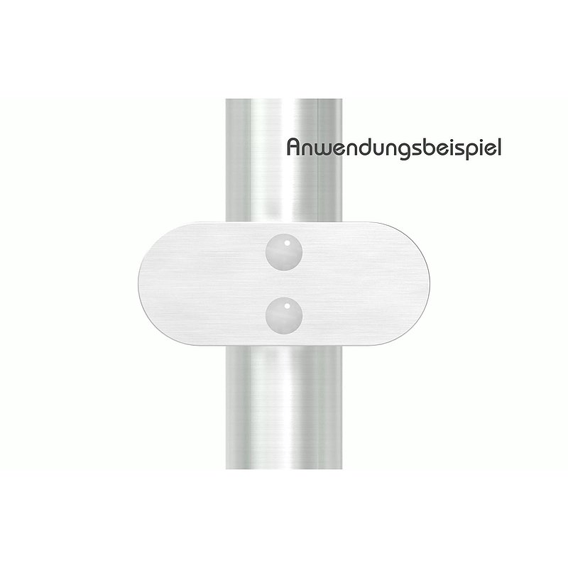Sichtschutz Mittelglasklemme Mod. 25, V2A