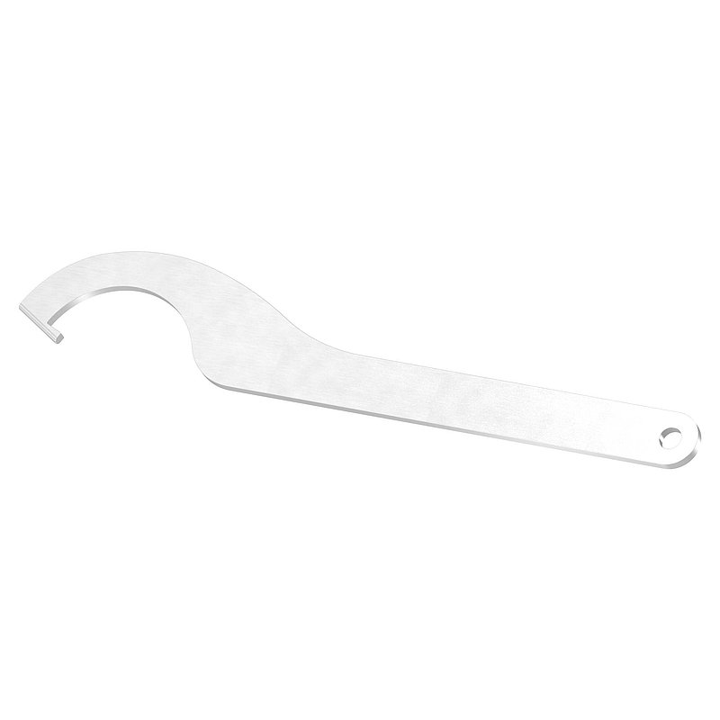 Gabelschlüssel für Glaspunkthalter 62mm, V2A