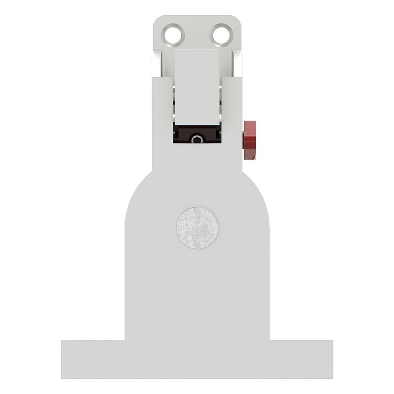 Door retainer and closer, aluminium