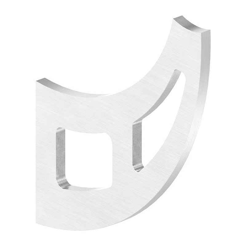 Handrail blade, 4mm thick, AISI304